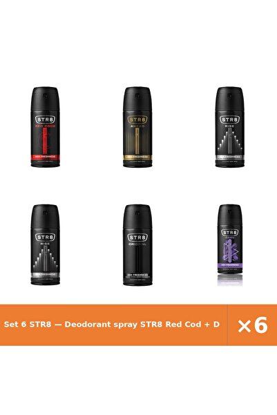 str8 Set 6 — Deodorant spray Red Cod + Deodorant spray Ahead + Deodorant spra...