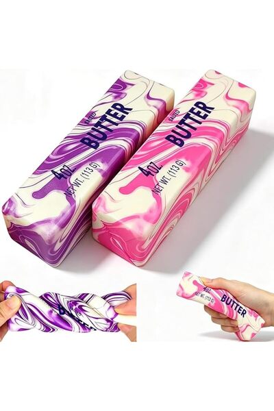 Generic Butter Squishy, 2026 Newest Slow Rising Soft Squeeze Toy, Realistic F...