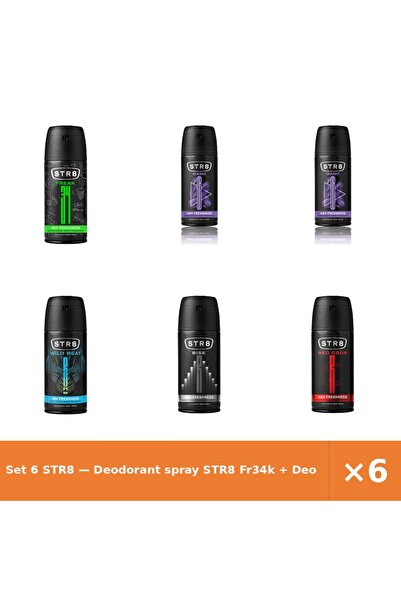 str8 Set 6 — Deodorant spray Fr34k + Deodorant spray Game + Deodorant spray W...
