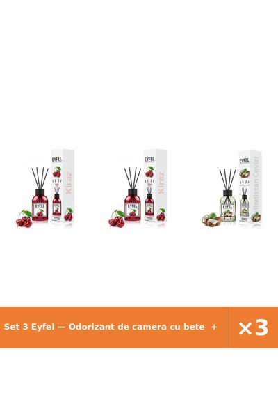 Eyfel Set 3 — Odorizant de camera cu bete + Odorizant de camera cu bete