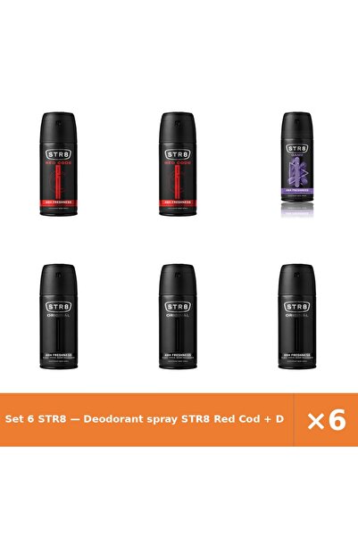 str8 Set 6 — Deodorant spray Red Cod + Deodorant spray Game + Deodorant spray...