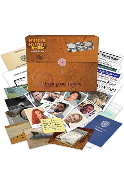 The Murder Room Murder Mystery Party Case Files: Underwood Cellars Unsolved M...