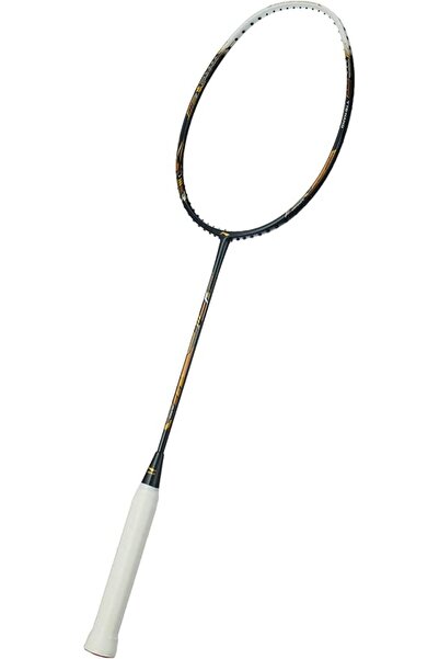 Li-Ning مضرب بادمنتون من ألياف الكربون غير مشدود الأوتار مع غطاء كامل