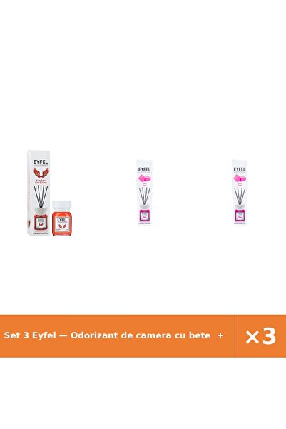 Eyfel Set 3 — Odorizant de camera cu bete + Odorizant de camera cu bete