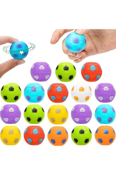 Soofam 30PCS Soccer Party Favors for Kids 4-8 8-12, Rotatable Soccer Finger B...