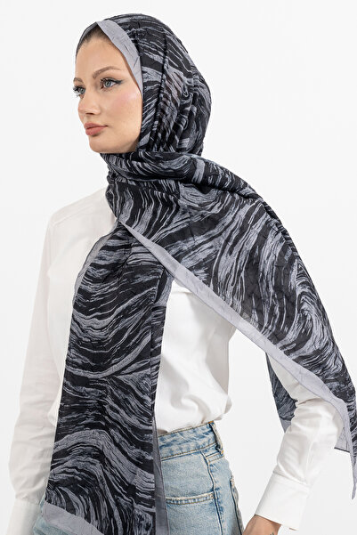 m moon scarf شال من الخيزران المزخرف من 'VALEUR'، شال عالي الجودة وموسم جديد