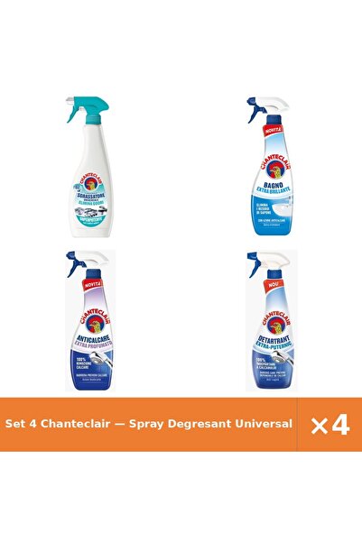 Chanteclair Set 4 — Spray Degresant Universal An + Degresant anticalcar extra...