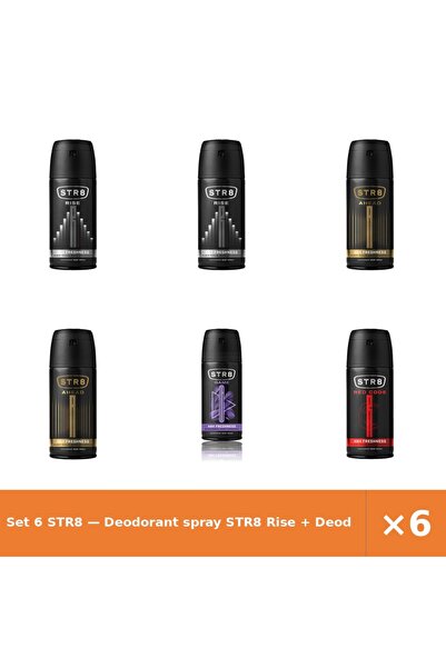 str8 Set 6 — Deodorant spray Rise + Deodorant spray Ahead + Deodorant spray Game