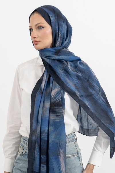 m moon scarf 'Valeur' Patterned Bamboo Kraş Shawl, High Quality & New Season Shawl