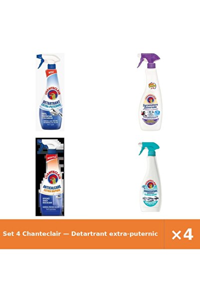 Chanteclair Set 4 — Detartrant extra-puternic Ch + Degresant universal Lavand...