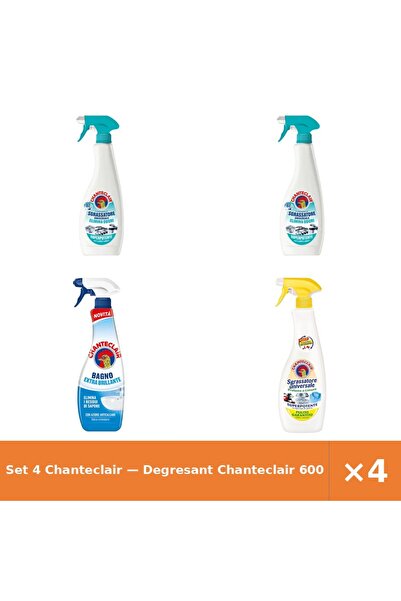 Chanteclair Set 4 — Degresant 600ml + Degresant anticalcar extra s + Degresan...