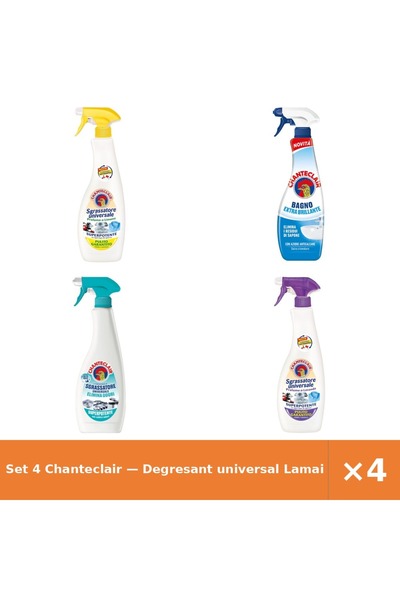 Chanteclair Set 4 — Degresant universal Lamaie C + Degresant anticalcar extra...