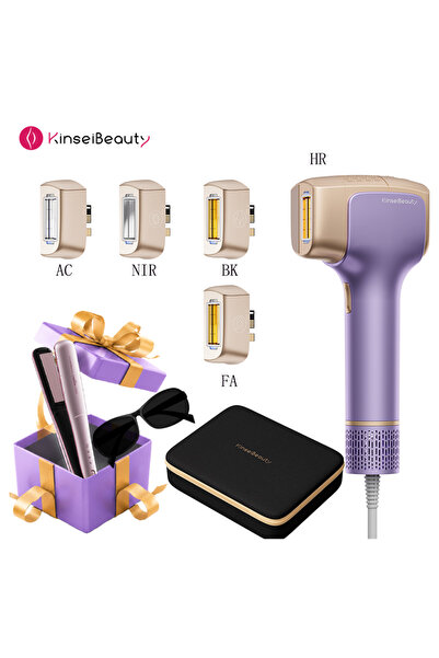 KINSEI BEAUTY T36 Epilator 5in1 Cooling Painless 999,999 Flashes DSS Dual Sen...