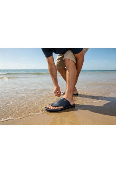 Huanhuan Shoe صنادل صيفية عصرية للرجال والنساء بتصميم مفتوح من الأمام، بنعل س...