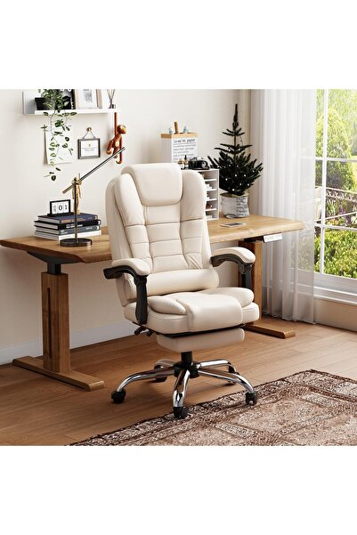 Enjoylifeme Massage Office Chair, 400lbs Heavy Duty Ergonomic High‑Back Leath...