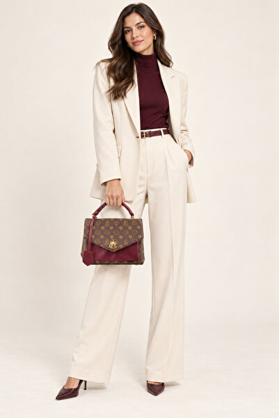 China Women's Stylish Handbag with Classic Pattern
