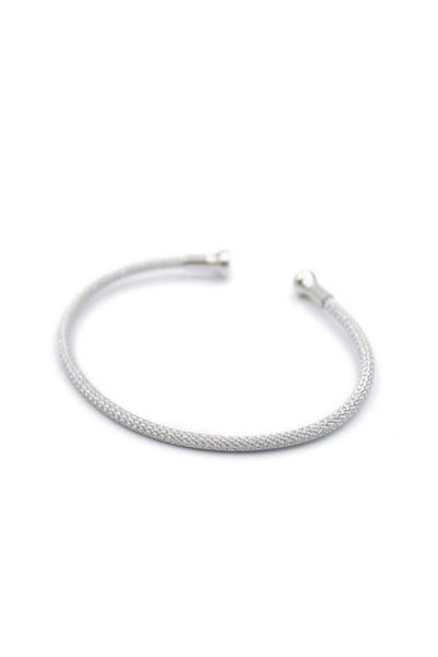 Generic Brand Wicker Pndr Bracelet - Silver — Color: Silver