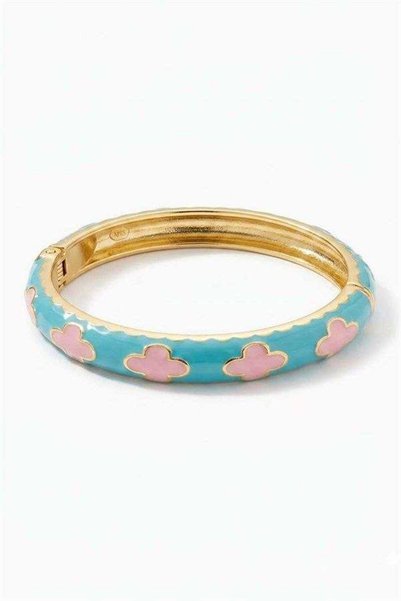 Generic Brand Enamel bracelet - turquoise