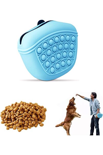 Arabest Silicone Dog Treat Pouch with Waist Clip,Portable Pet Training Snack ...