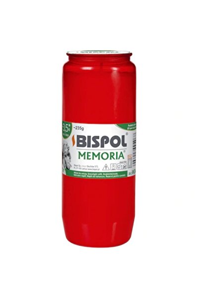 BISPOL Candela Rezerva Bispol, Rosie, WO6, cu Ulei, 24 Bucati