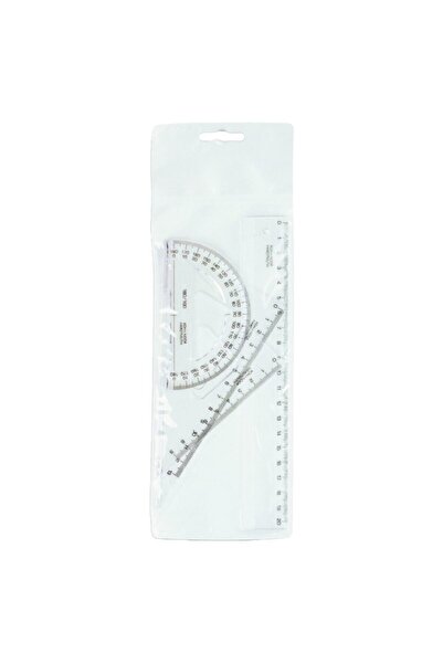 Koh-i Noor Set 2 x Trusa Geometrie Mica Cristal, Rigla, 2 Echere si Raportor,...