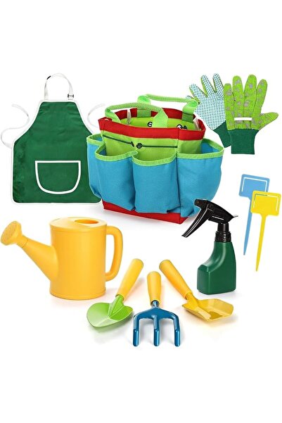 HASTHIP ® 9PCS Kids Gardening Tools Set, Toddler Garden Tool Kit with Waterin...