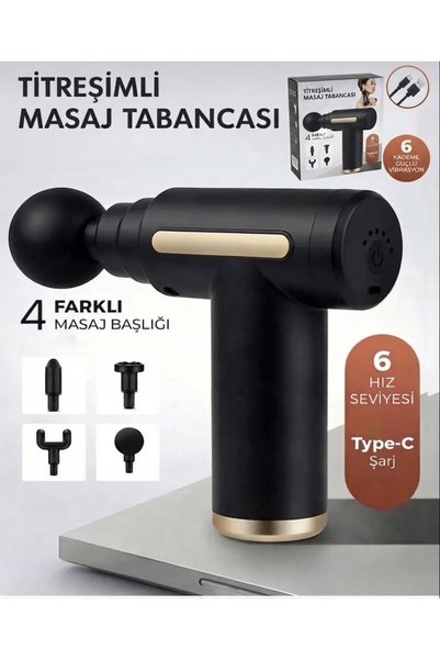 Genel Markalar Titreşim Şarjlı Masaj Tabancası