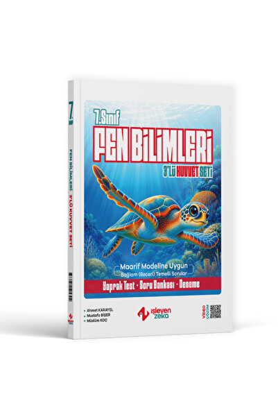 İşleyen Zeka Yayınları İşleyen Zeka 7. Sınıf Fen Bilimleri Maarif 3 lü Kuvvet...