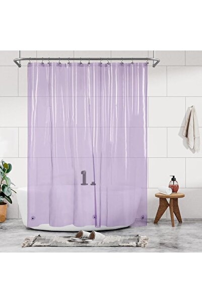 Barossa Design Shower Curtain Liner - Premium Clear Lavender PEVA Shower Line...