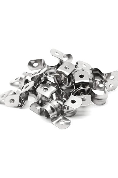 Generic عبوة من 50 قطعة، مشابك تثبيت على شكل حرف U من الفولاذ المقاوم للصدأ 3...