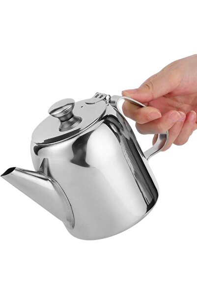 TERRIFI Stainless Steel Teapot with Short Spout, 600ML Tea Kettle for Hot and...