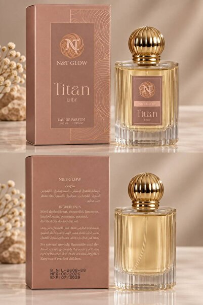 Glow N&T Glow Titan Lady Perfume Eau De Parfum for Women 100ml Fragrance Spra...