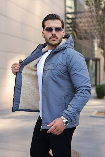 Fk class معطف شتوي رجالي من الفرو مقاوم للماء والرياح