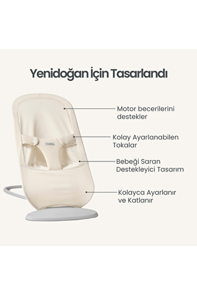 BabyBjörn Begin Ana Kucağı Mesh Cream