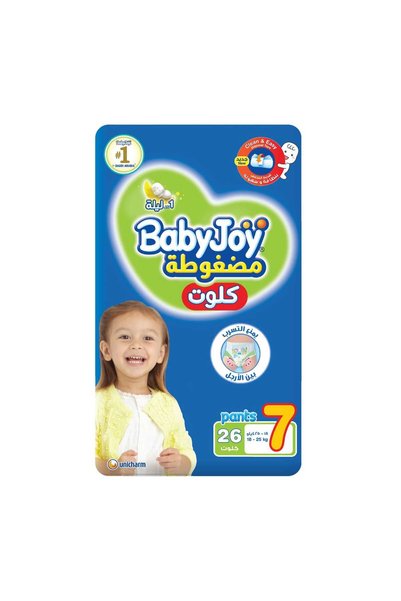 Baby Joy Culotte Diaper Pants Size 7 Jumbo Pack 18-25 kg 26 pcs