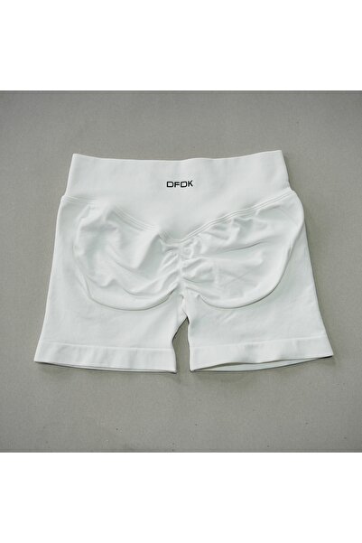 Choice XS（old） white DFDK Women High Waist Yoga Shorts Scrunch Butt Lift Work...