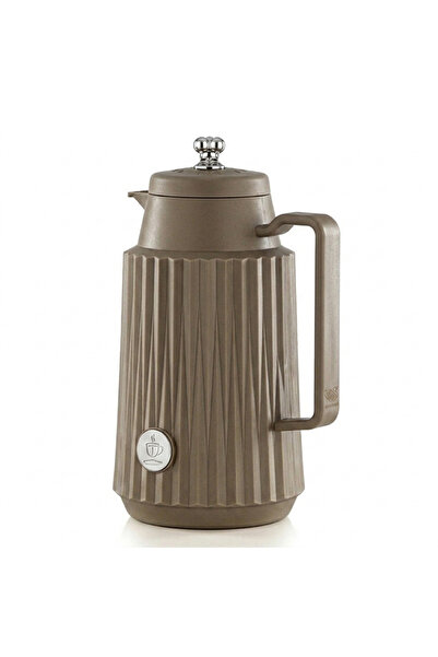 Hawa al-sahel al-thhabe Noura 2-Piece Thermos Set - بني فضي