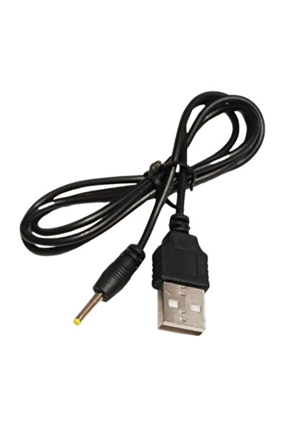 Nafpro USB to DC 2.5 mm x 0.7 mm Power Cable, 70 cm, black,