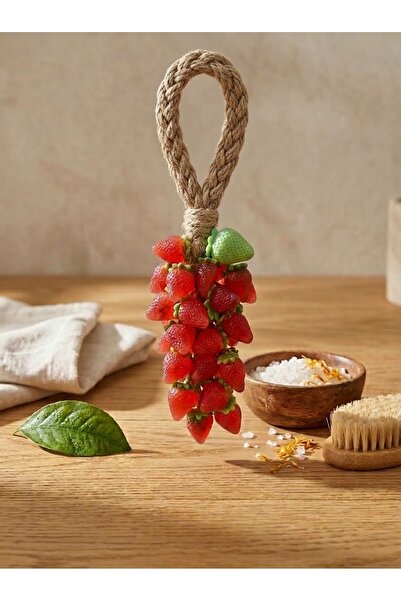 Concepts | El Yapımı Çilek Figürlü Dekoratif Sabun Askısı 🍓✨