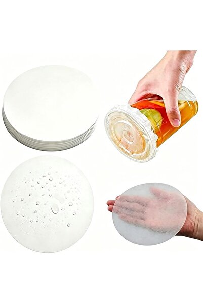 GENERAL 500 Pcs White Leak-Proof Cap Lid Liners,Waterproof Spill Proof Paper ...