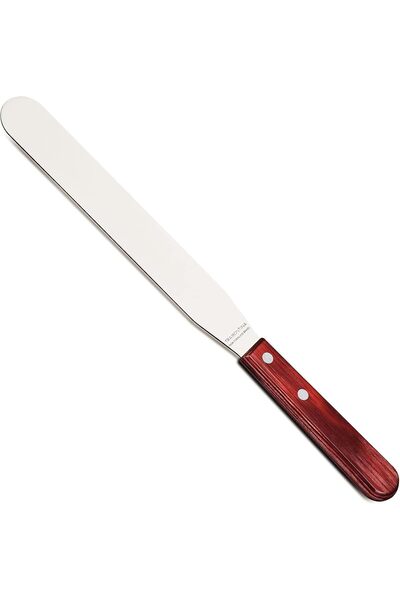 TRAMONTINA Bakers Spatula with Red Polywood Handle, 8-inch Blade Length