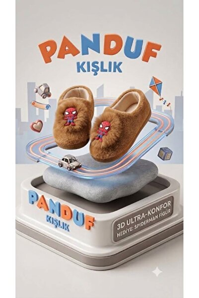 ZERDALİFE Yumuşak Tüylü Kaydırmaz sessiz Taban Peluş ev içi panduf