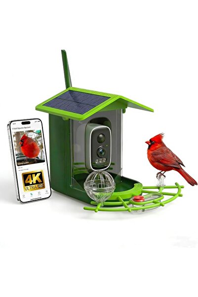 GENERAL Smart Bird Feeder with Camera, AI Identify 11,000+ Species 2K HD Auto...