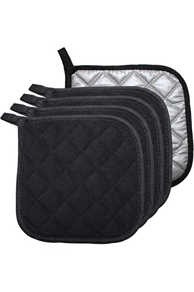 Yelajoy 5 PCS Pot Holders for Kitchen, Cotton Potholers with Great Heat Resis...