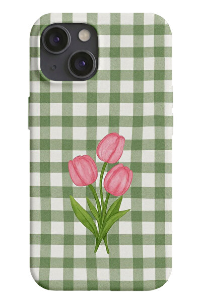 farifra iPhone 15 Uyumlu Desenli Silikon Lansman Telefon Kılıfı -K056YEŞİL.png