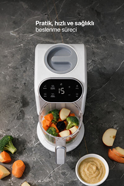 Xenon Smart 5'i 1 Arada Bebek Mama Robotu – Buharlı Pişirici, Blender ve Mama Hazırlama Makinesi (X1010)