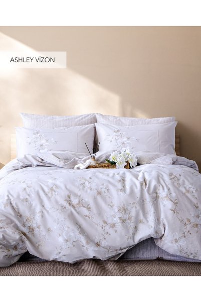 İyi Geceler İstanbul Ranforce Double Duvet Cover Set - Ashley Vizon