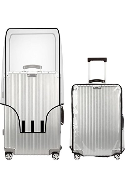 GENERAL Clear PVC Suitcase Luggage Cover,Waterproof Suitcase Cover, Transpare...