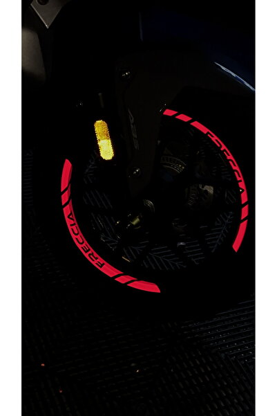 Banxtre 8 Pieces Wheel Rim Strip Sticker Set Glowing with Reflector Flash for...