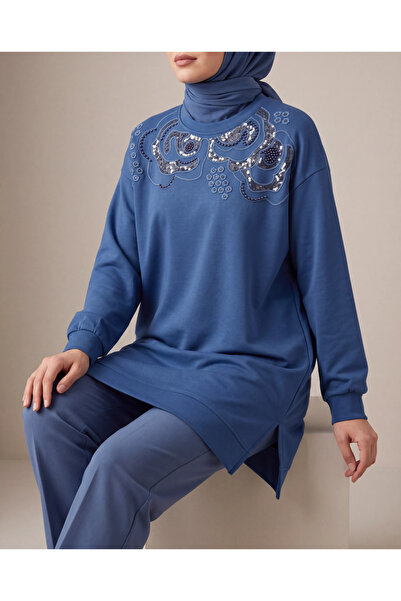 BURRASCA Stone Embroidered Soft Textured Flexible Premium Tunic